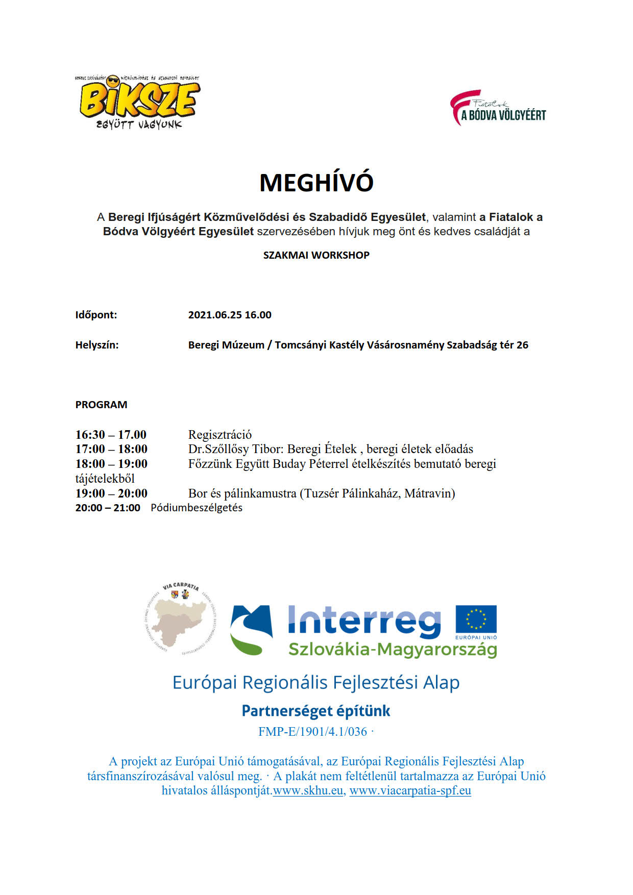 Meghivo Szakmai workshop